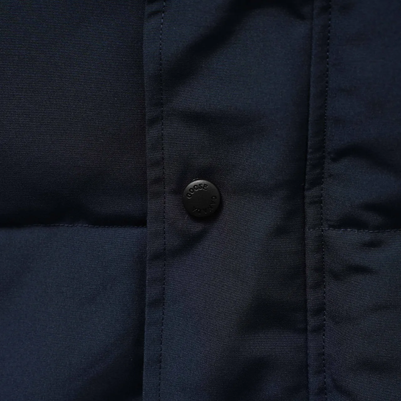 P340 CANADA GOOSE丨Canada Goose Slant Pocket Stand Collar Down Vest Color: Dark Blue Red Label Size: XS-XXL